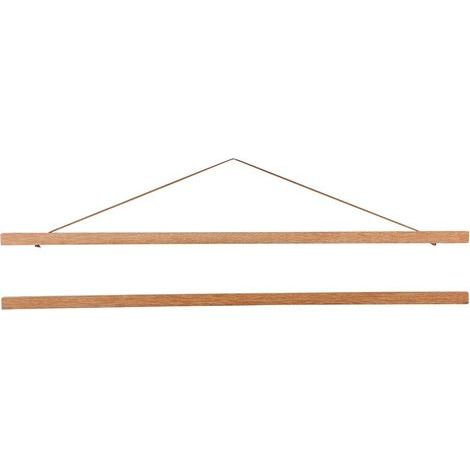 Cadre Photo en Bois Magnétique Affiche en Bois Naturel Hange Bricolage Photo Affiche Oeuvre 51 cm Photo Toile Impression Cintre pour Décoration Mur (1/5)