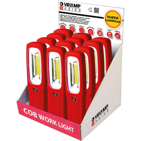 ESPOSITORE LAMPADA DA LAVORO A LED 3 watt  - VELAMP