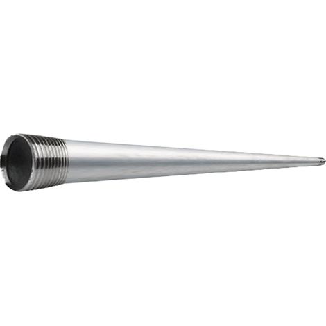 Conector de tubería, niple de tubería galvanizado, 1 pulgada, 200 cm