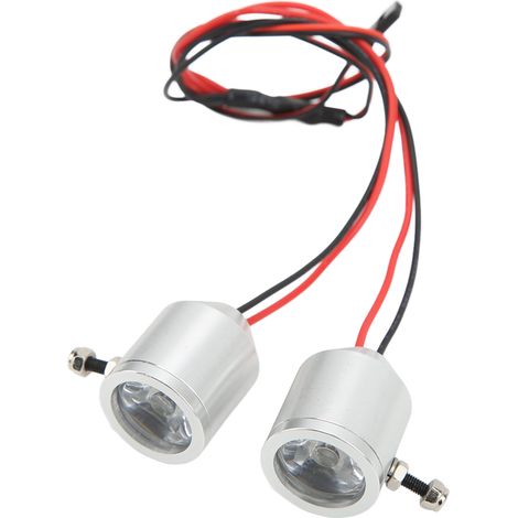 Phare RC haute luminosité 3W, phare de remplacement pour voitures et bateaux RC 1/5, 1/7, 1/8 et 1/10 (1/5)