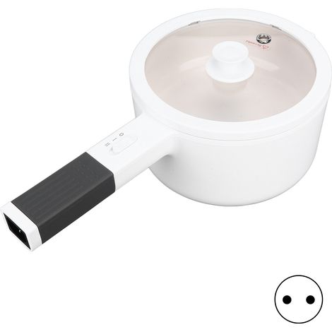 Marmite Électrique Multifonction 1.6L 700W avec Contrôle de Température - Idéale pour Étudiant en Dortoir et Maison - Prise UE 220V