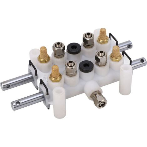 Valve d'air à commande au pied 5 voies Interrupteur de valve à pédale de changeur de pneus Accessoires pneumatiques de remplacement