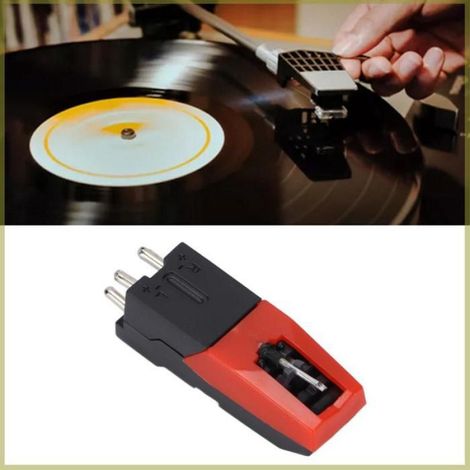 Cocosity Stylet de lecteur de disque en vinyle 3 PCS Record Player Needle Remplacement de son detachee Poteau en aluminium (1/5)