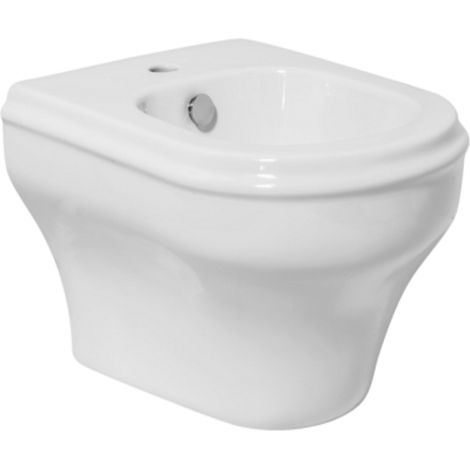 Bidet Charme sospeso cm. 52x40 bianco lucido di Ceramica Azzurra