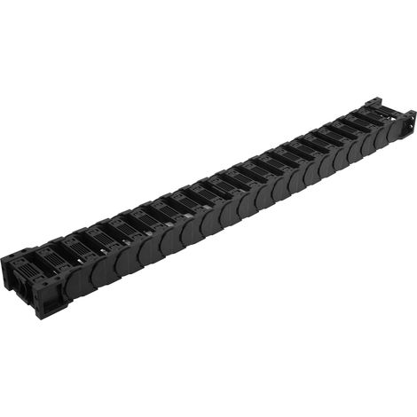 Geräuschloser Kabelträger, 0,7 m abnehmbare Nylon-Zugkette, D25x77-Kanal, einfache Montage, flexible Reservoirserie. (1/5)