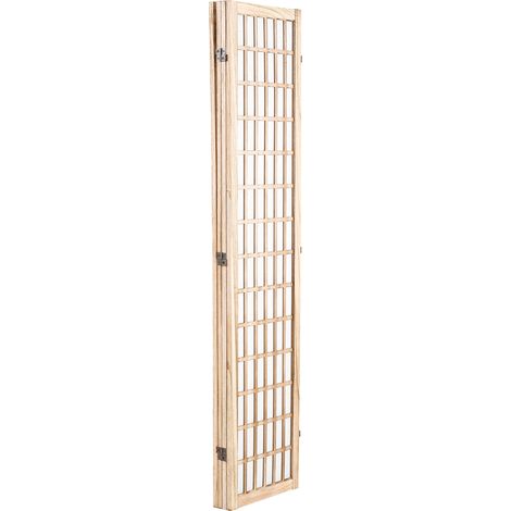 Mophorn Divisorio Giapponese per Privacy, Schermo Pieghevole Decorativo Portatile con 4 Pannelli per Separare Spazi in Ufficio, Ristorante o Camera da Letto (1/5)