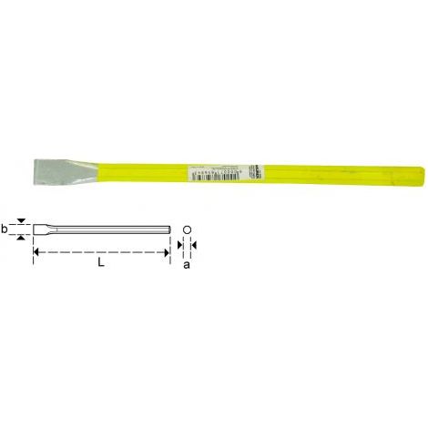 MAURER - SCALPELLO A TAGLIO PROFESSIONALE PER ELETTRICISTA - IN ACCIAIO TEMPERATO RIAFFILABILE 1x20CM