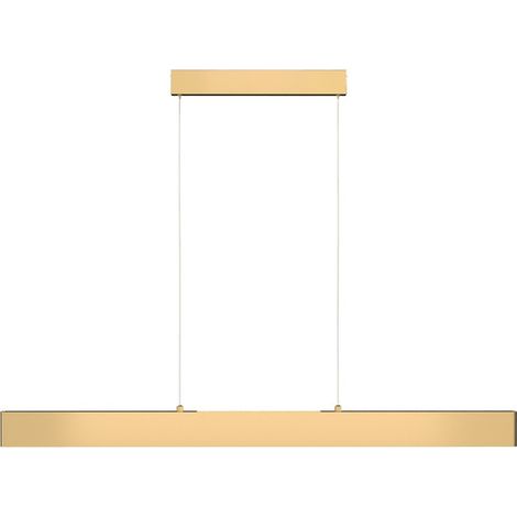 Lampadario A Sospensione Moderno Step Metallo Oro Luce Led Integrato 30W (1/2)