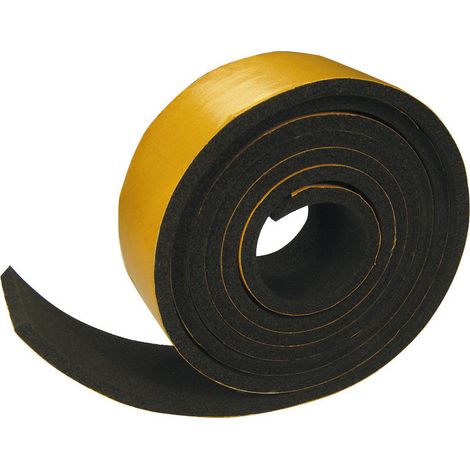 Bande étanchéité EPDM 20x5mm 5m adhésive Jobu noir (1/4)