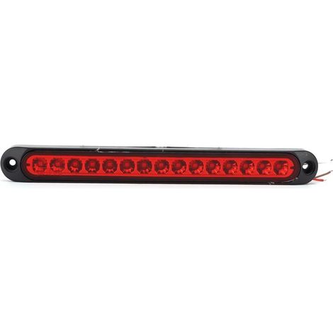 Feu arrière de freinage à 15LED 10V-30V, étanche IP67, adapté aux camions, remorques de bateaux semi-cargos, rouge (1/5)