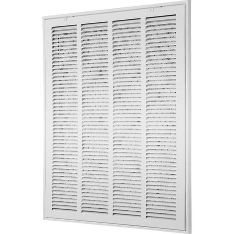 Mophorn Rejilla de filtro de aire de retorno, compatible con abertura de conducto de 50 x 63 cm, incluye filtro, para instalación en pared, con recubrimiento en polvo, 57,4 x 70,2 x 4 cm, resistente (1/5)