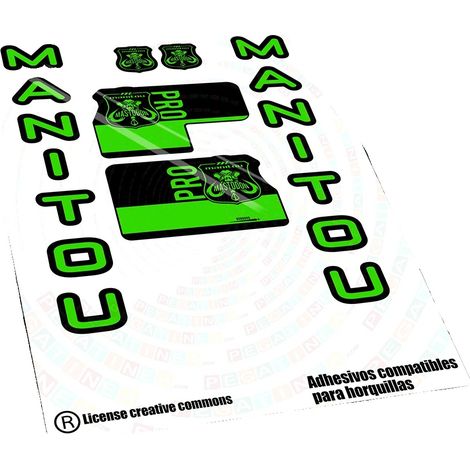 Pegatinas de vinilo de alta calidad, diseños personalizables, color verde fluorescente. (1/2)