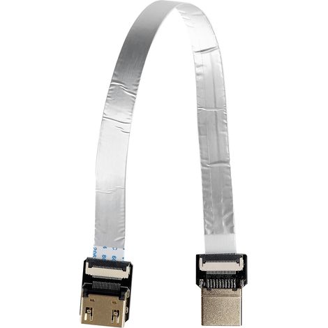 Adaptateur câble HDMI angle droit 90° pour DJI Lightbridge FPV drone photographie aérienne (1/5)