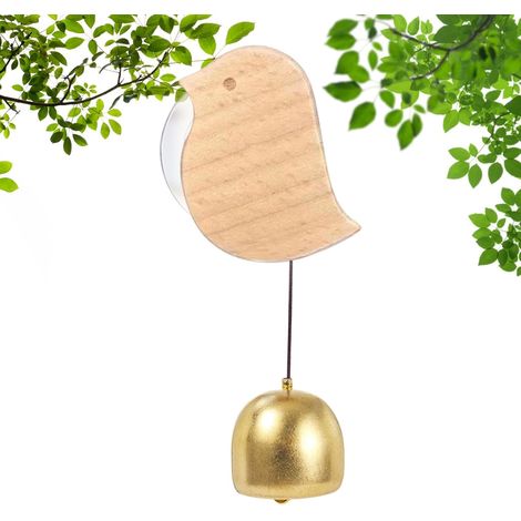 Cloche de commerçant, Cloche de commerçant pour Ouverture de Porte,Cloche d'entrée de Porte pour Chien Petites Cloches de Porte pour entrée Commerciale, Sonnette Oiseau Chat Chien Baleine, Rappel à (1/5)