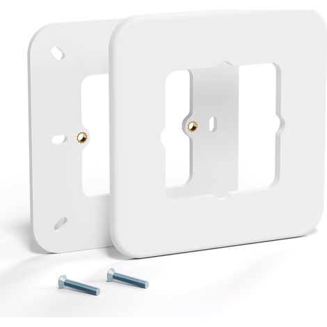 Meross Placche a Parete per Scatola 503, Placche per Interruttori Compatibile con Meross Termostato WiFi, Copri Cassetta per Scatola 503 Contiene Due Placco e Viti, 12CM×12CM (1/4)