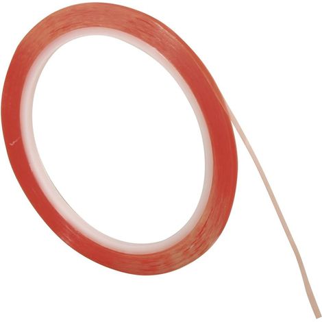 Doppelseitiges Klebeband – 1 Rolle – Transparent – Hitzebeständig bis 80 °C – Bastelbedarf – 10 m x 6 mm (1/5)
