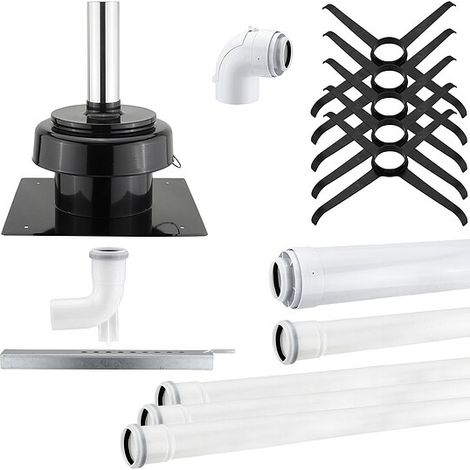 Viessmann Paket Abgassystem D60 Schachtabdeckung Metall - raumluftunabhängig - ZK01000