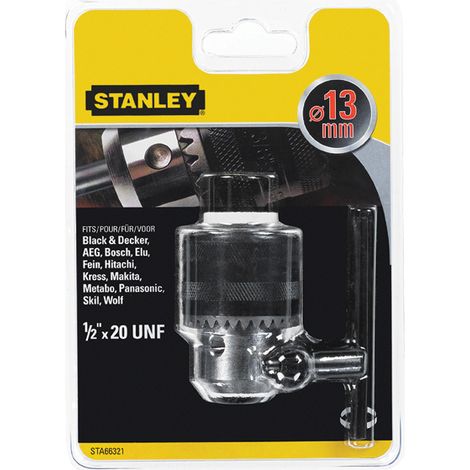 Accesorio Stanley 66321QZ Portabrocas rosca hembra 1/2X20 13+Llave