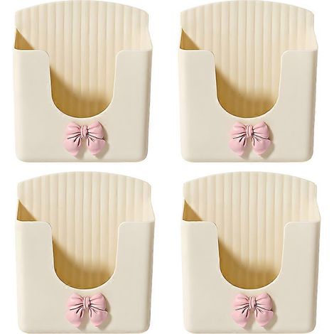Support mural pour télécommande (lot de 4), boîtier pour télécommande et support pour chargeur de téléphone portable (1/4)