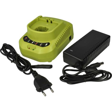 vhbw Cargador compatible con Ryobi P530, P540, P570, P600, P610, P700, P631K, P650, P701G, P703, P704 herramientas Ni-Cd, NiMH, Li-Ion - batería