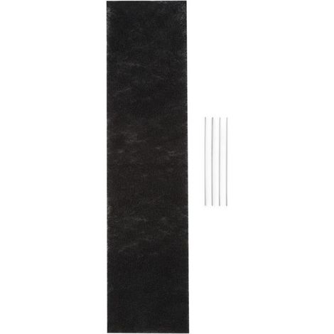 Klarstein – Filtre à charbon actif pour hotte Royal Flush 90 – Dimensions 67 x 16,7 cm – Set avec bâtonnets de suspension inclus (1/2)