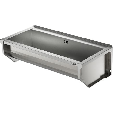 SOLIDUM 90 Edelstahl Ausgussbecken