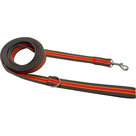 Correa clásica para pasear perros, sólida, cómoda, grafito, naranja, rojo Correa clásica para pasear perros, sólida, cómoda, grafito, naranja, rojo XXL - 300 cm (1/4)