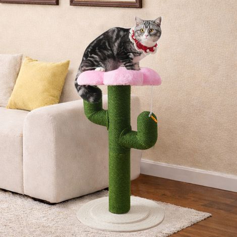 Tiragraffi cactus 90 cm con palo da 10 cm, dispositivo antiribaltamento, verde HAVRYA (1/5)