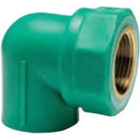 5PZ CURVA 90° FILETTATA FEMMINA IN PPR PN25 - F ø mm.25x1/2"