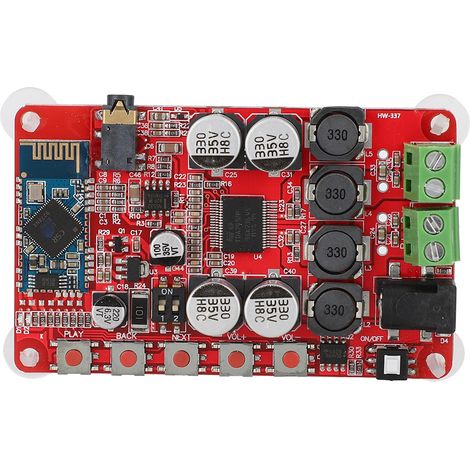 Amplificateur Audio Numérique TDA7492P - Carte Amplificatrice Bluetooth et AUX - Pour Systèmes Audio DIY - 1 Pièce (1/5)