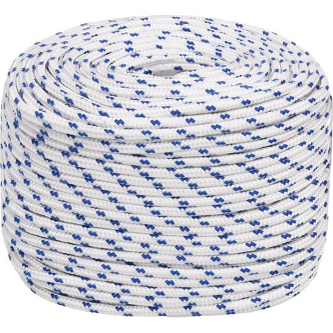 Corde de bateau, Corde de Chanvre, pour la Décoration, le Bricolage, le Jardinage Blanc 6 mm 250 m Polypropylène OIB1308E (1/5)
