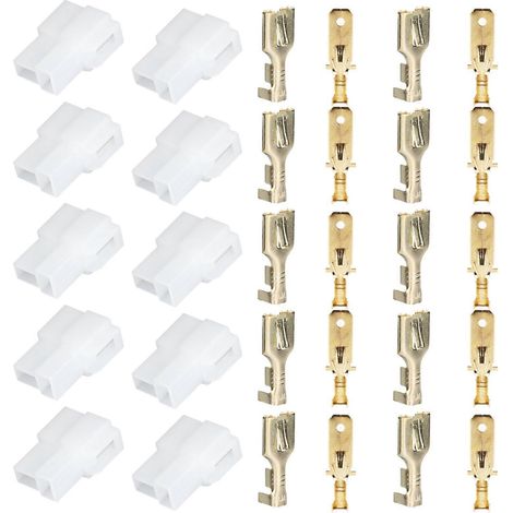 Connecteurs d'alimentation de type T à 2 broches pour autoradio Kenwood (1/2)