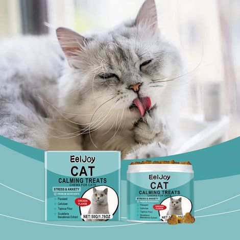 Comprimés à croquer au goût de poulet pour chat, pour une alimentation quotidienne et un bien-être optimal – 50 g -- DTEKGAZ (1/5)