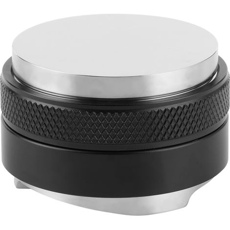 Doppelkopf-Kaffeeverteiler mit flacher Basis/3 Neigungen, verstellbar 58 mm, schwarz (1/5)
