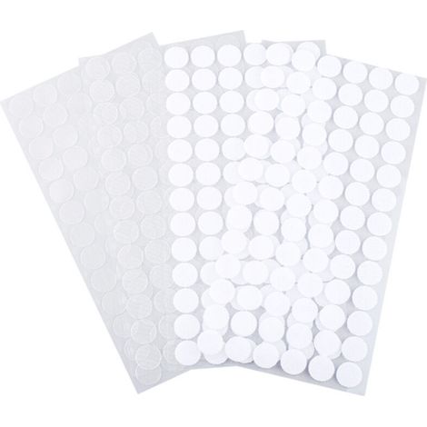 Klettpunkte, Aufkleber, runde Klebepads, doppelseitig