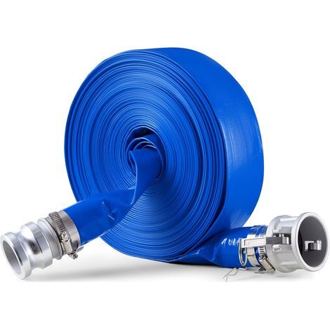 Suction Hose Kit 50.8mm Flexible PVC with Stainless Steel Clamps for Drainage and Irrigation (1/5)
