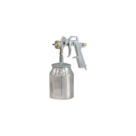Aérographe à réservoir inférieur avec raccord rapide, profil allemand - buse 1,5 mm