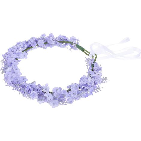 Elegant Lavender Flower Headband, Wedding/Evening Accessory (1/5)