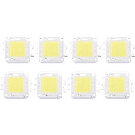 Ampoule LED haute puissance 50 W, blanc, 3800 lm, 6500 K, lot de 8 (1/4)