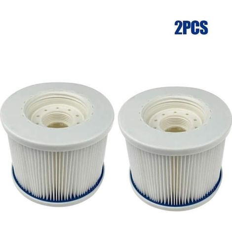 FD209 Schwimmbadfilter - 2er Pack Kartuschen - Langlebiges Material - Entfernt Verunreinigungen - Kompakte Größe