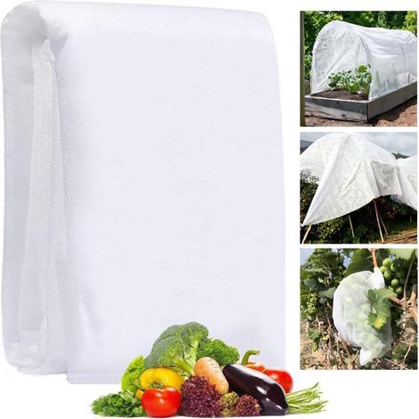 Winter fleece 3m x 9m, Non-woven fleece 30g/m², Frost protection for plants, All-season outdoor use (1/5)