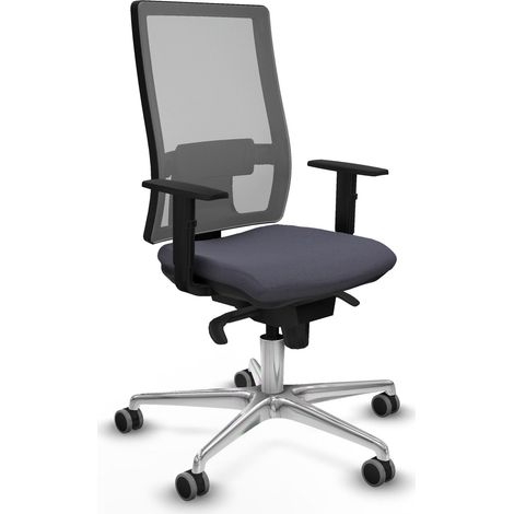 Piqueras y Crespo Horna Chaise de bureau gris oscuro (1/3)