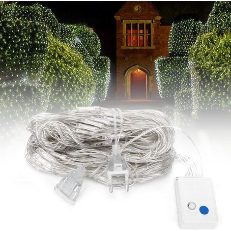 Guirlande lumineuse filet de pêche 2x2m, 144 LED, blanche (1/5)