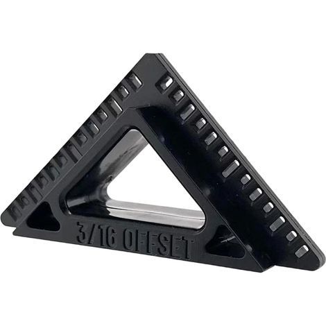 Utensile di finitura multi-offset ad alta precisione con cuneo. Strumento di marcatura per cornici di porte, battiscopa, sedie, mensole, progetti di falegnameria per principianti (casa, garage, ecc.).