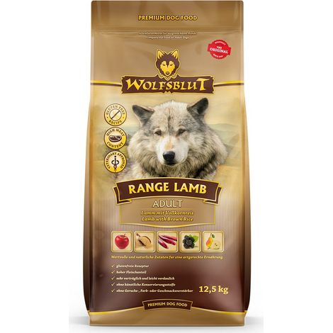 Croquettes pour chien Wolfsblut WB784684, 12,5 kg, adulte, riz complet, agneau (1/2)