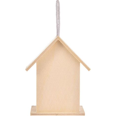 Vogelhaus aus Holz, hängender Nistkasten, Vogelhaus für die Gartendekoration (1/5)