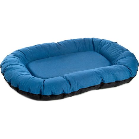 Cuscino modello Elegance sfoderabile con colori melange e fondo antiscivolo per cani e gatti : 130 x 100 x 14 cm - Grigio