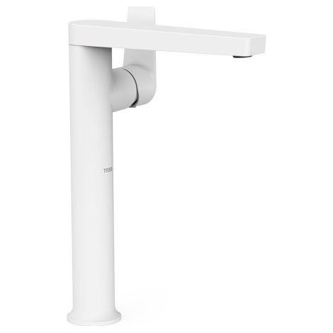 Mitigeur XL avec manette latérale pour lavabo Project Blanc mat - TRES 22184701BM