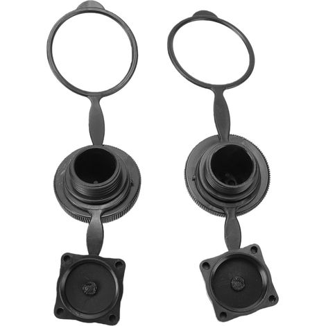Lot de 2 bouchons filetés pour valves de matelas pneumatiques, à fermeture hermétique, pour bateaux pneumatiques, kayaks et canoës (1/5)