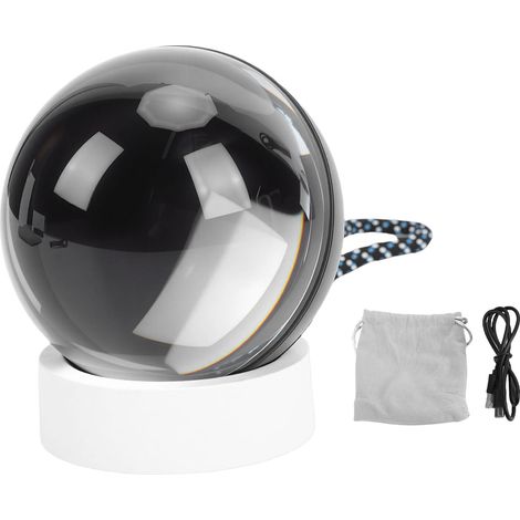 Lampe Sphère à Souvenirs 7 cm (2,76 pouces) - Boule de Cristal 3D Unique - Lecteur Vidéo - Possibilité de télécharger des vidéos, de la musique et des photos - Mémoire de 4 Go - Cadeau d'anniversaire (1/5)